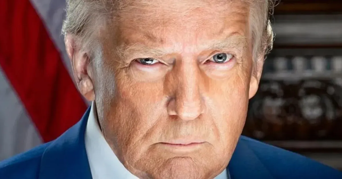 Komoly, baljós, üzenetértékű kép – Trump portréját elemezték a szakértők