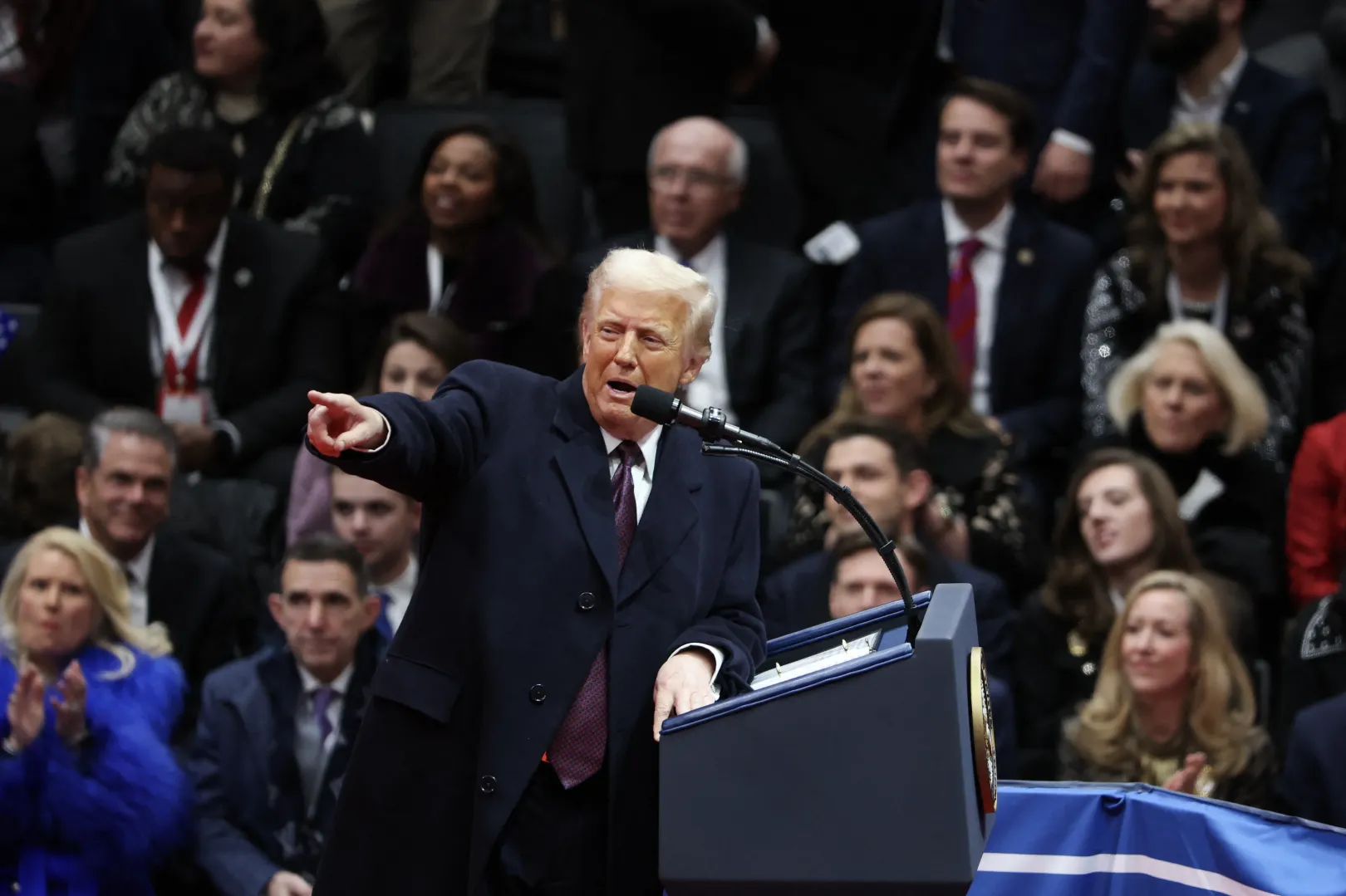 Trump beszéde a Capitol One Arenában – Fotó: Justin Sullivan / Getty Images / AFP