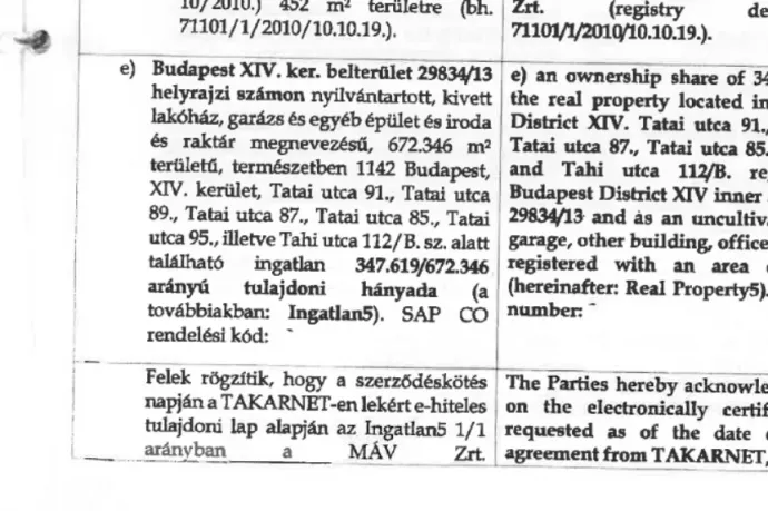 Ez van a mini-Dubaj szerződésében a fővárosi cég elővásárlási jogáról