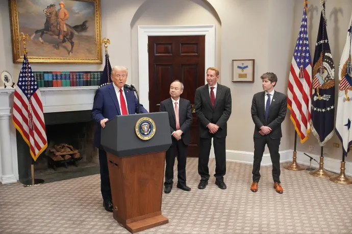 Trump bejelentette, hogy négy év alatt 500 milliárd dollárt költhetnek a mesterséges intelligencia fejlesztésére