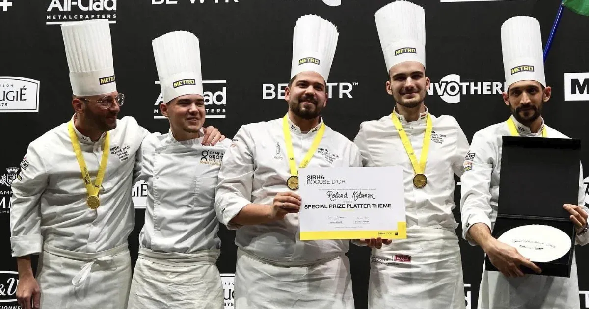 Tizenharmadik lett Magyarország az idei Bocuse d'Oron, a legjobb tál különdíjával