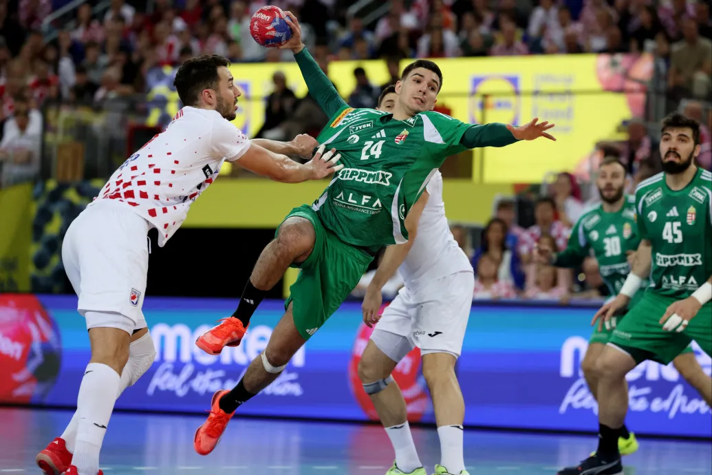 Utolsó másodperces góllal nyertek a horvátok, nincs meg a vb-elődöntő a férfi kéziválogatottnak