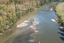 Entire islands are being wiped out by companies illegally extracting gravel from the Someș River