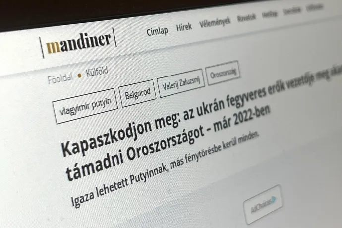 A kormánysajtó azt terjeszti, hogy az ukránok még a háború kitörése előtt meg akarták támadni Oroszországot