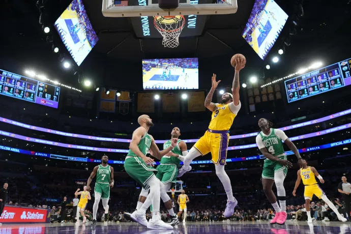 Anthony Davis még a Lakers színeiben a Boston elleni mérkőzésen, 2025. január 23-án – Fotó: Kirby Lee / USA Today Sports / Reuters