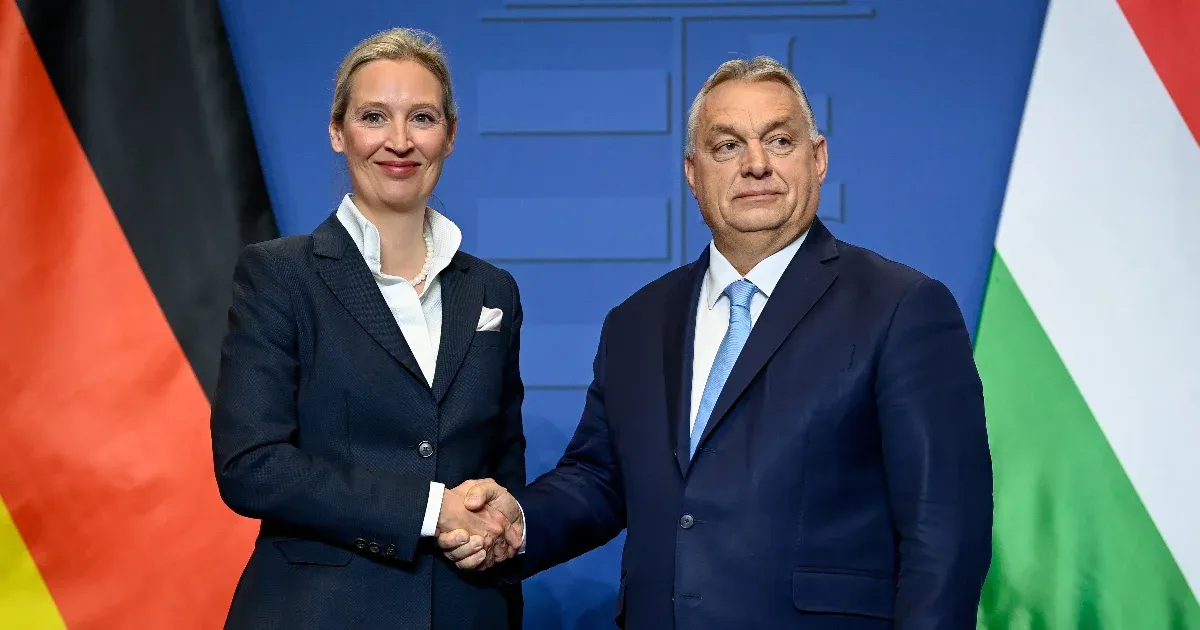 Alice Weidel kiállt Orbán mellé és a kritikus közmédia hiányáról beszélt