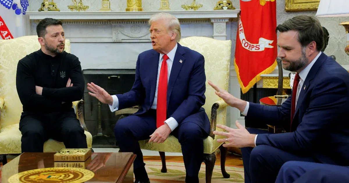 Zelenszkij elhagyta a Fehér Házat, miután Trump és alelnöke rátámadtak az Ovális Irodában, nem írták alá a megállapodást
