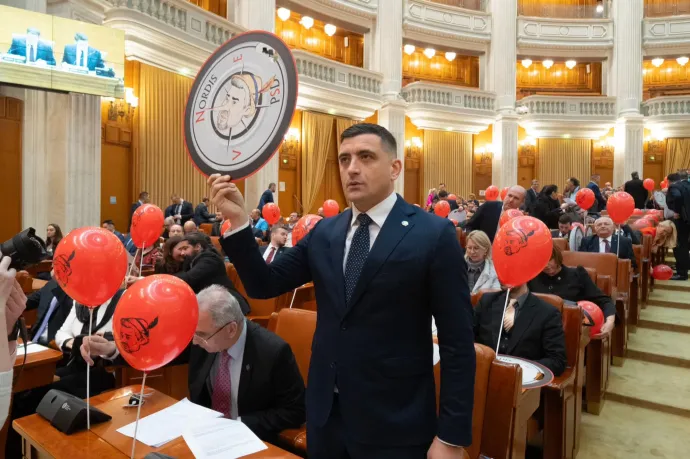 Georgescu elnök, skandálják az AUR tüntetésének résztvevői