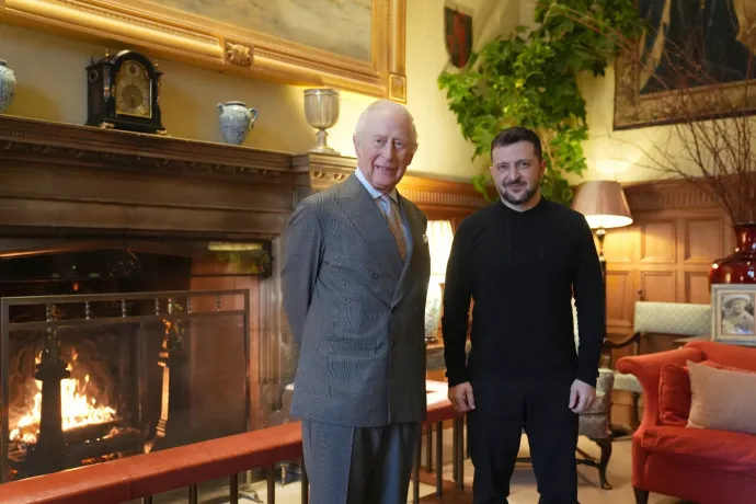 Nagyon hálásak vagyunk – III. Károly a birtokán fogadta Zelenszkijt