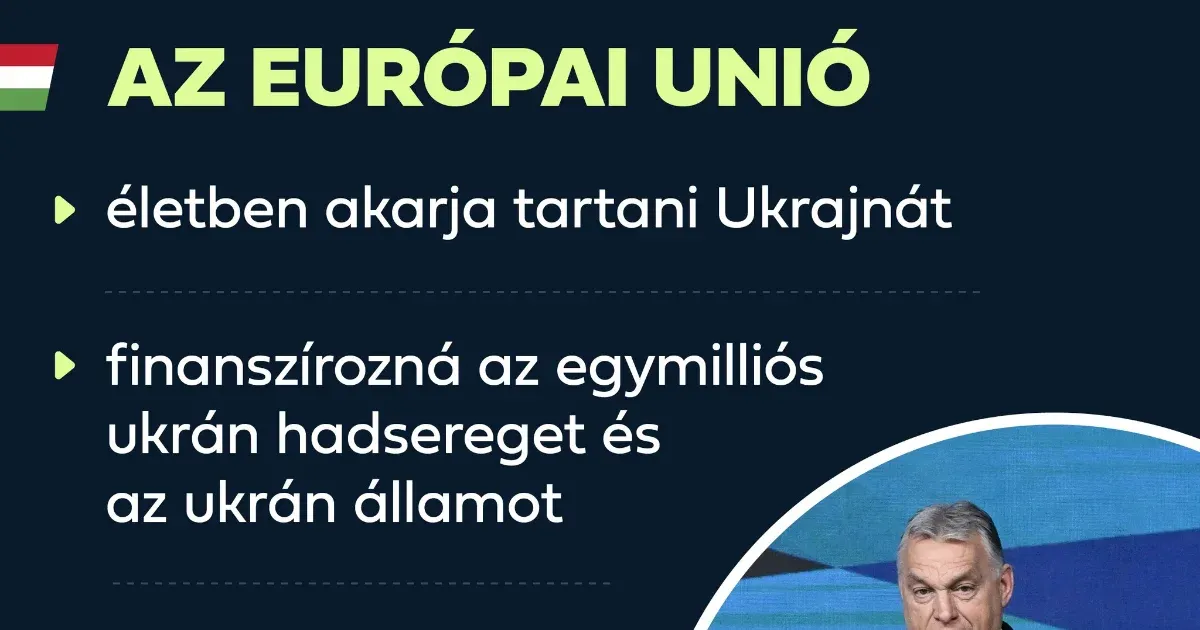 Magyar kormány: Az Európai Unió életben akarja tartani Ukrajnát. Ennek nem szabad megtörténnie