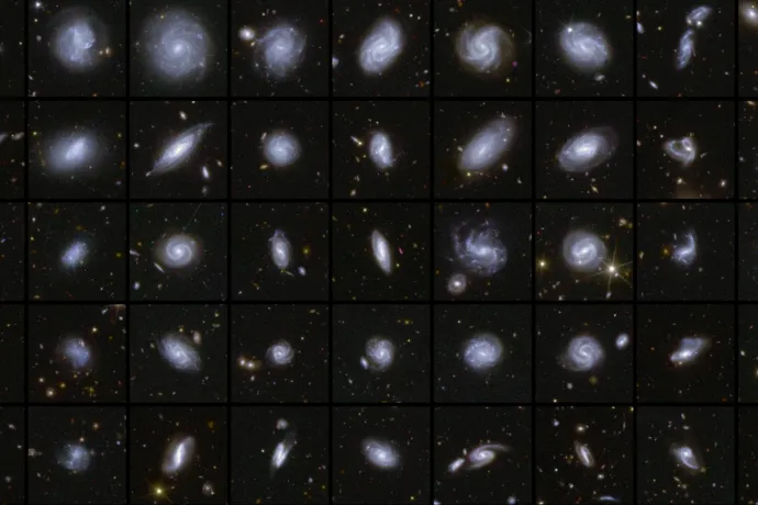 Egy hét alatt 26 millió galaxist fotózott le a Euclid űrtávcső