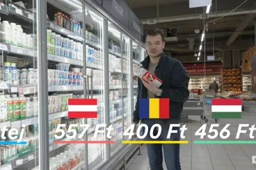Az árrésstop után Magyarország, Ausztria és Románia tíz alapvető bolti termékének az árát hasonlította össze a DW
