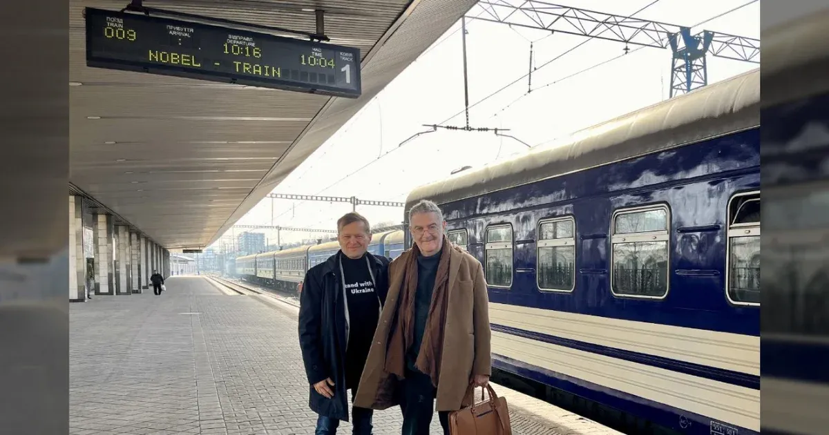 Ukrajnai bunkerekben tartott előadást a Nobel-díjas Krausz Ferenc, szerinte az ukrán frontvonal az európai szabadság bástyája