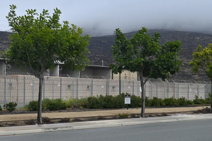 Az Otay Mesa Detention Center, ahol Jessica Bröschét fogva tartották – Fotó: Carlos Moreno / Anadolu / AFP