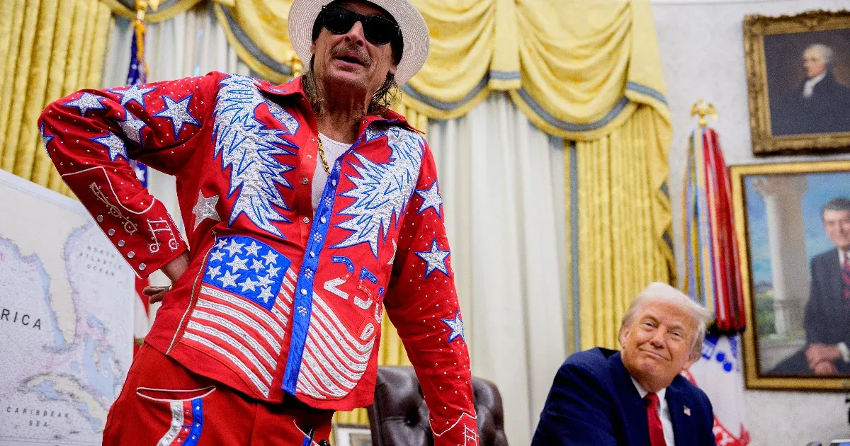Kid Rock az Ovális Irodában: Tegyük újra vidámmá Amerikát