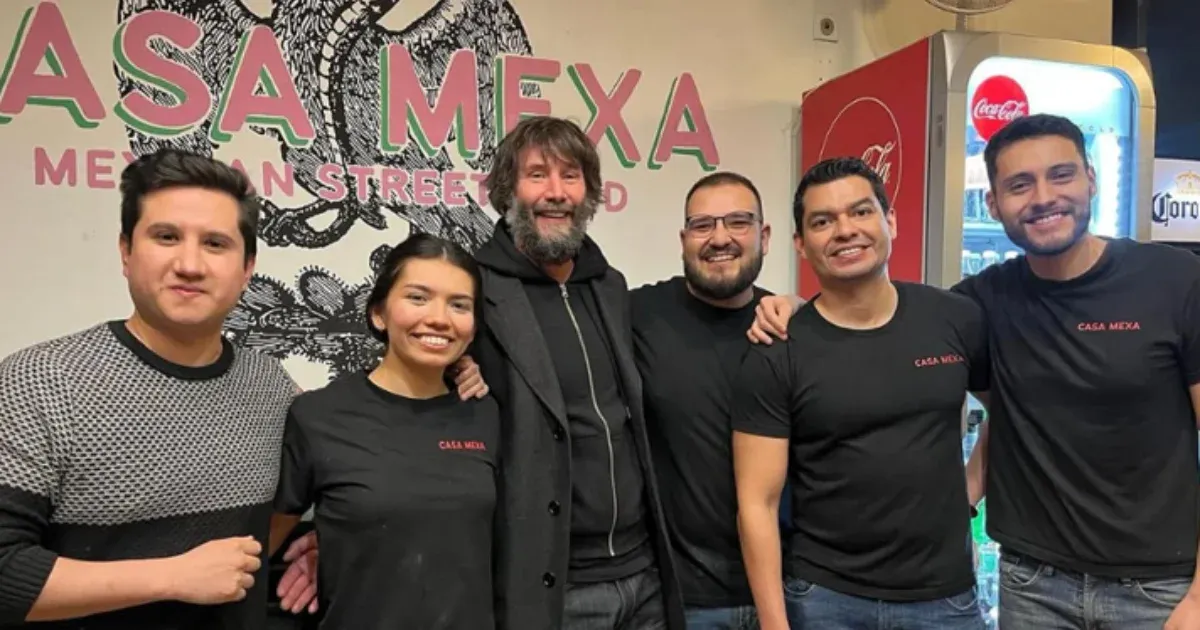 Budapesti mexikói vendéglőben járt Keanu Reeves
