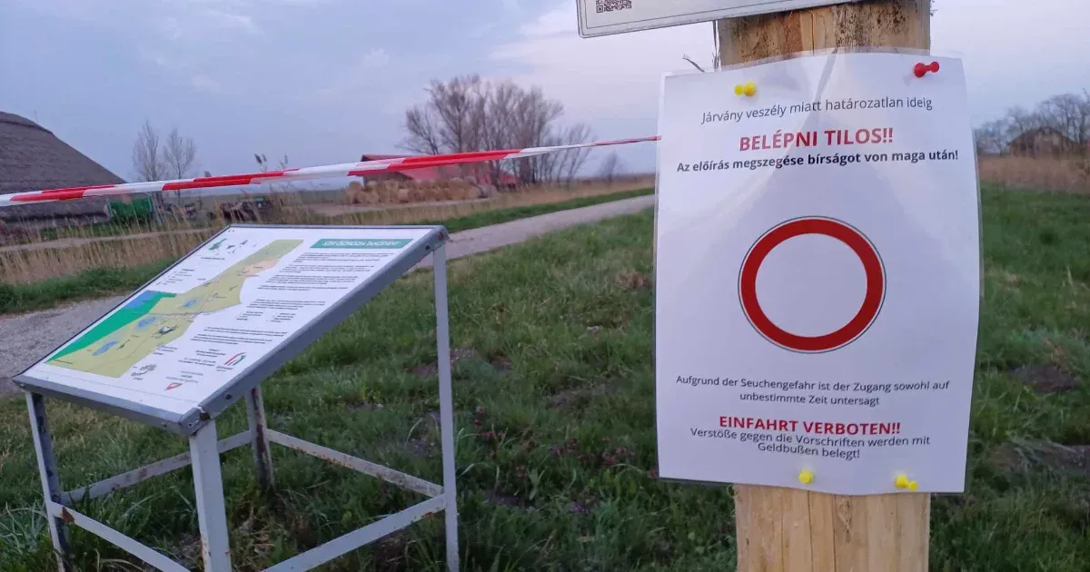 Több hazai nemzeti park is lezárásokat jelentett be a ragadós száj- és körömfájás miatt