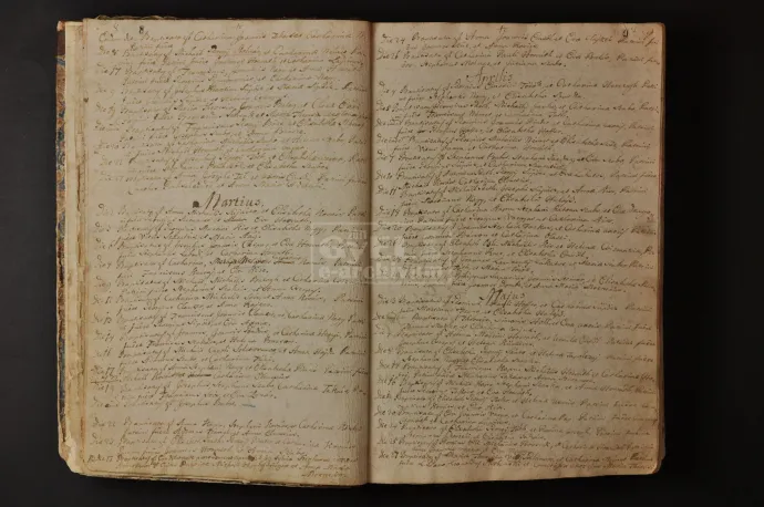 A Hany Istók-legenda ősforrását jelentő latin nyelvű anyakönyvi bejegyzés – Forrás: Győri Egyházmegyei Gyűjteményi Központ Levéltára, Plébániai és espereskerületi levéltárak, Kapuvár Plébánia, Kereszteltek Anyakönyve III. 8.