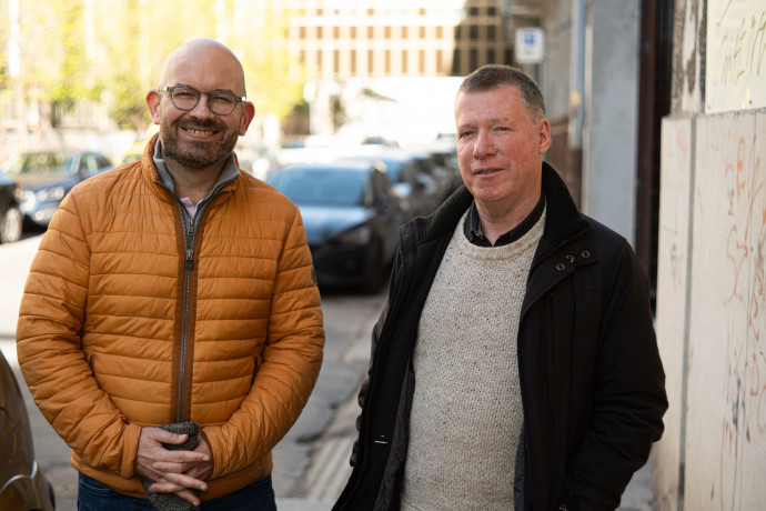 Bart István és a podcast házigazdája, Holtzer Péter