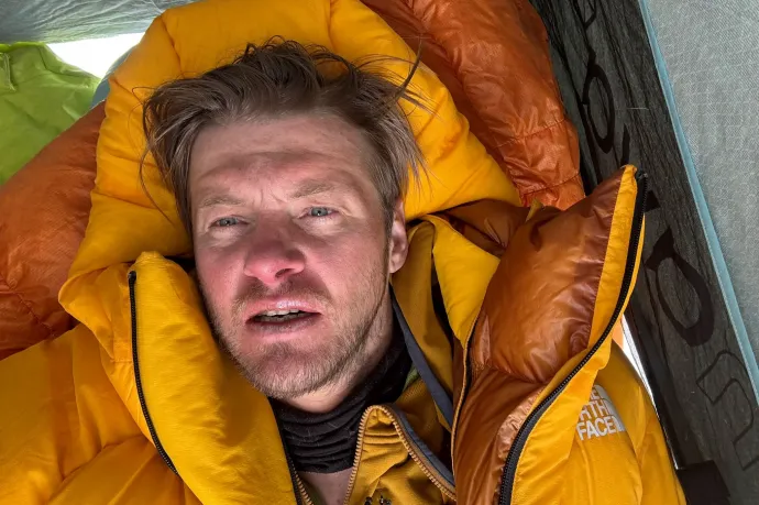 A hatalmas hó miatt meghiúsult Varga Csaba csúcstámadás️a a világ tizedik legmagasabb hegyén