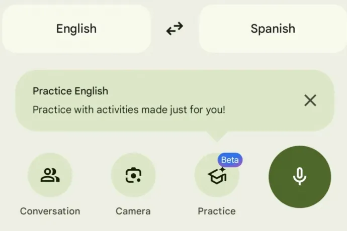 Nyelvgyakorló funkciót kaphat a Google Translate