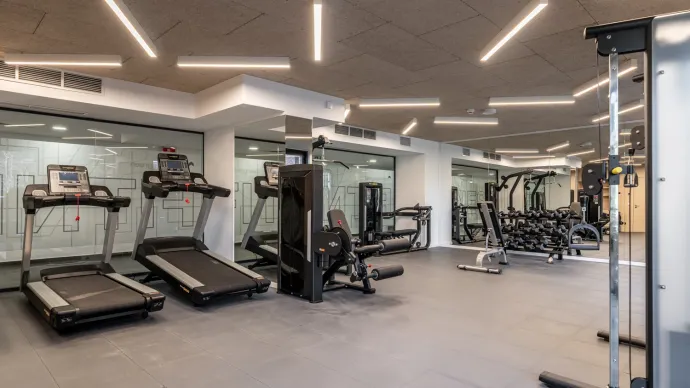 Fitnesz terem a Metrodom Greenben. Kép: Metrodom