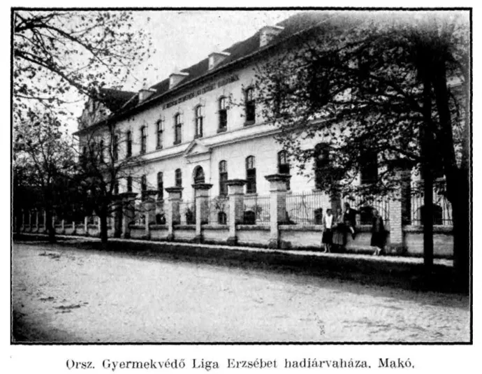 Az Erzsébet királyné árvaház a működése idején – Forrás: Mtda.hu