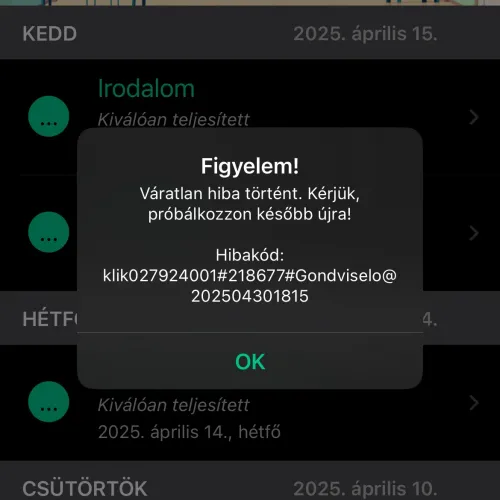 Az Apple miatt nem működik a Kréta Szülőknek alkalmazás iOS-en