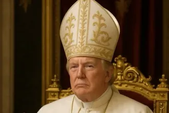 Trump pápaként posztolt magáról MI-generált fotót