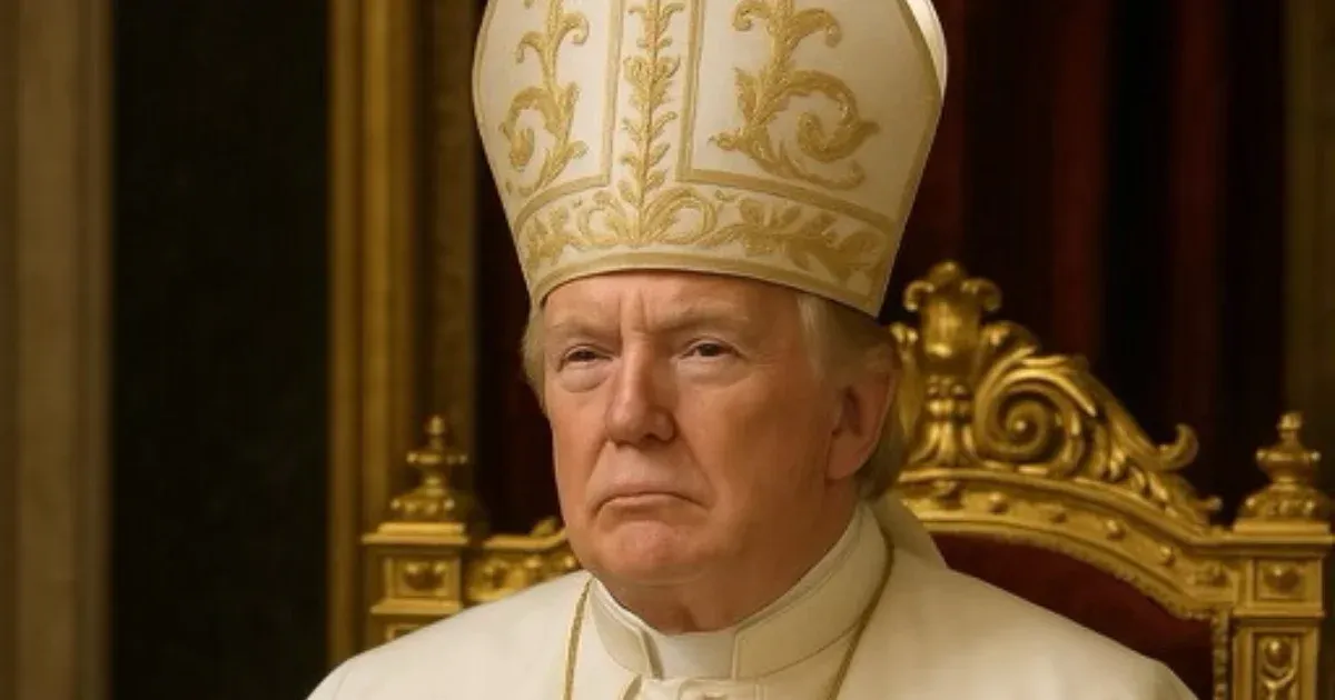Trump pápaként posztolt magáról MI-generált fotót