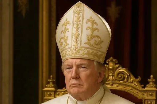 Trump pápaként posztolt magáról MI-generált fotót