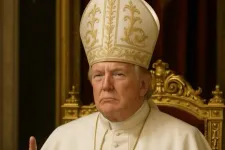 A feleségem szerint aranyos – Trump nem tudja, honnan van a fotó, amin pápaként szerepel
