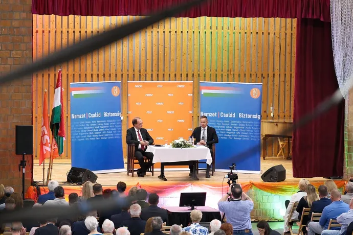 Szijjártó Pécsen: Az amerikaiak kellenek a békéhez, a GDP nőni fog, a gender túl bonyolult, a Tisza rossz