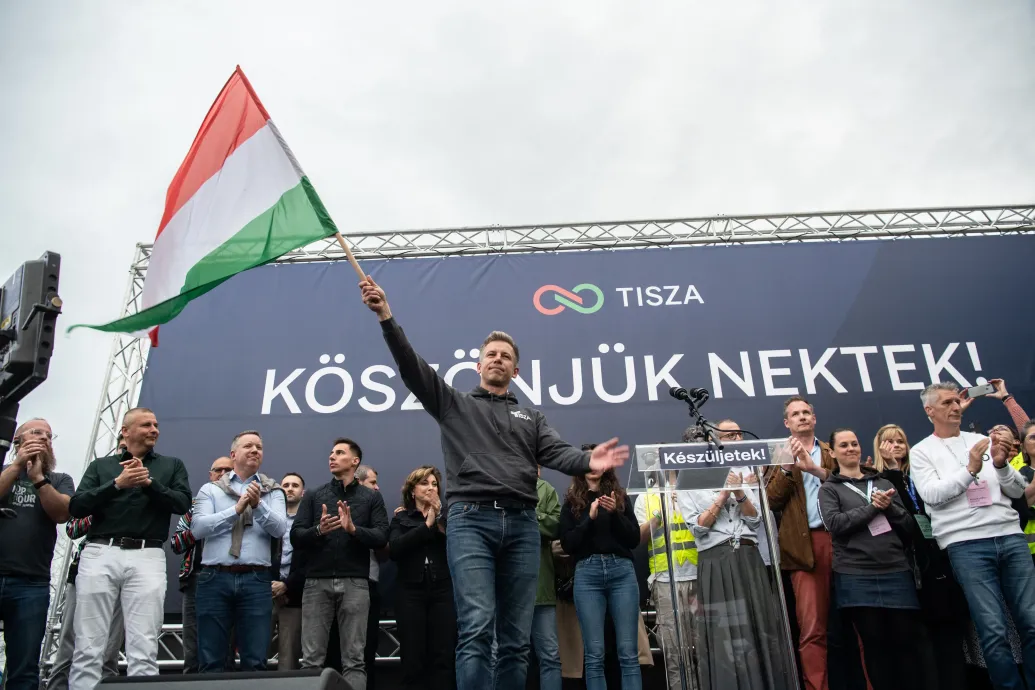 Republikon Intézet: Erősödött a Tisza Párt, 4 százalékponttal vezetnek a Fidesz előtt