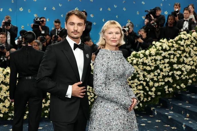 Pamela Anderson és fia, Brandon Thomas Lee – Fotó: Jamie Mccarthy / Getty Images