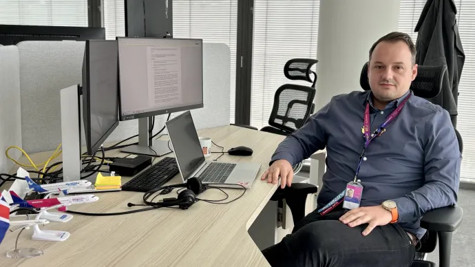 Sajti István, a Wizz Air UK operációs központjának vezetője / Fotó: Wizz Air