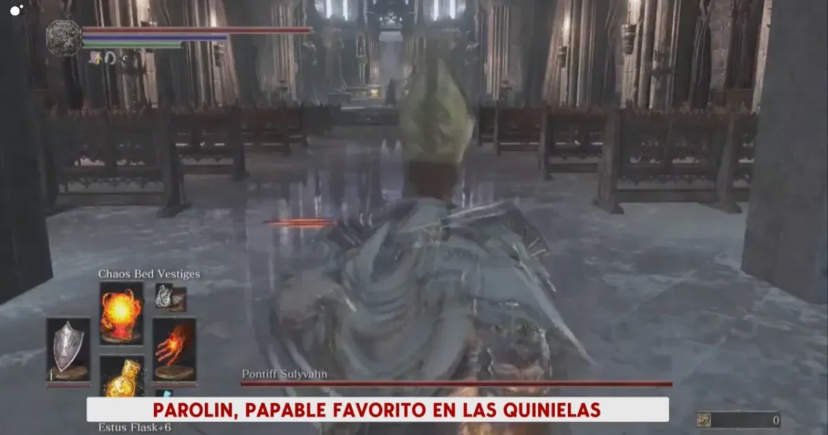 Egy spanyol tĂ©vĂ©hĂradĂł a Dark Souls 3 egyik jelenetĂ©vel illusztrálta a pápaválasztást