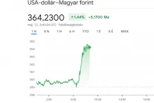 A vámok felfüggesztésének hírére kilőtt a dollár árfolyama