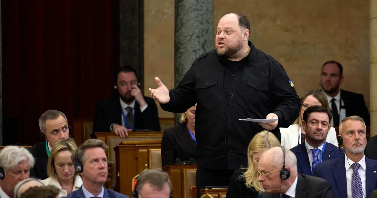 Ukrajna kész a tűzszünetre, jelentette ki a magyar parlamentben az ukrán házelnök