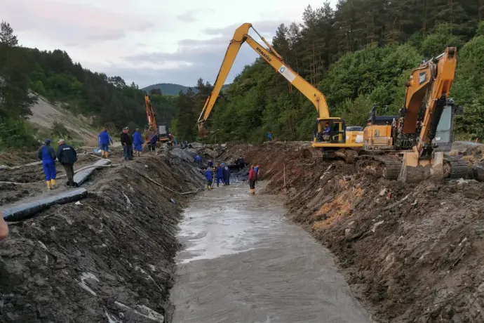 Jelentősen csökkent a parajdi sóbányába beömlő víz mennyisége