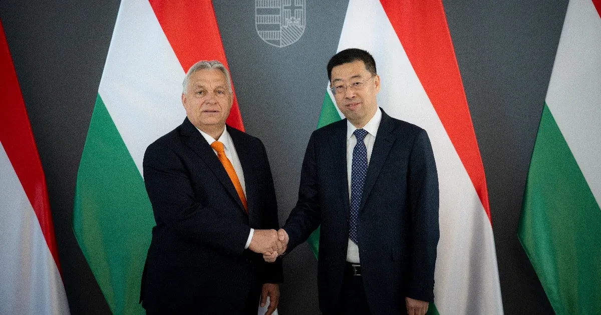 Orbán Viktor a Bank of China elnökét fogadta a Karmelitában