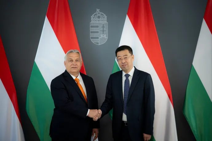 Orbán Viktor a Bank of China elnökét fogadta a Karmelitában
