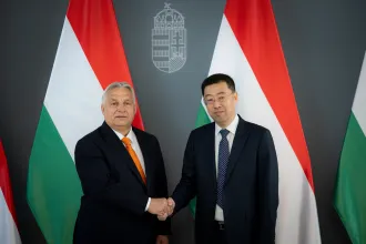 Orbán Viktor a Bank of China elnökét fogadta a Karmelitában