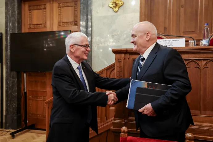 Polt Péter és Hende Csaba – Fotó: Huszti István / Telex