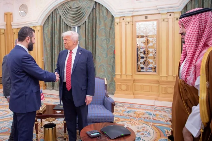 Donald Trump találkozott Szíria dzsihadistából lett elnökével