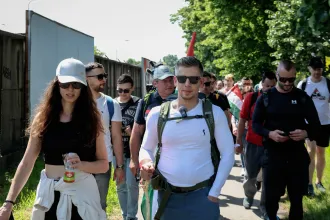 Magyar Péter: Sóval hintjük be a Szuverenitásvédelmi Hivatal helyét