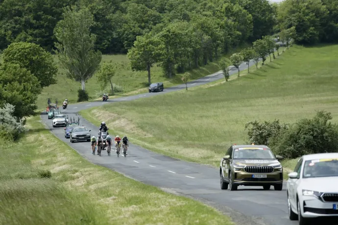 Öten szökésben a Tour de Hongrie második szakaszán – Fotó: Karancsi Rudolf / Tour de Hongrie
