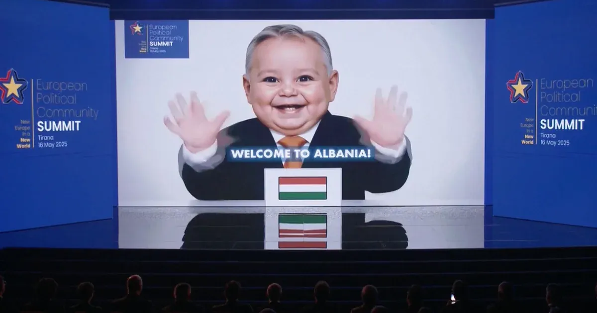 Íme a Bébiorbán: MI-generált csecsemőkkel köszöntötték a vezetőket az albániai csúcstalálkozón