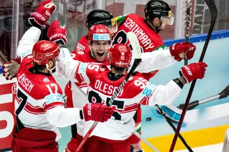Hoki-vb: Fantasztikusan kezdett, de nagy vereséget szenvedett a dánok ellen a magyar válogatott