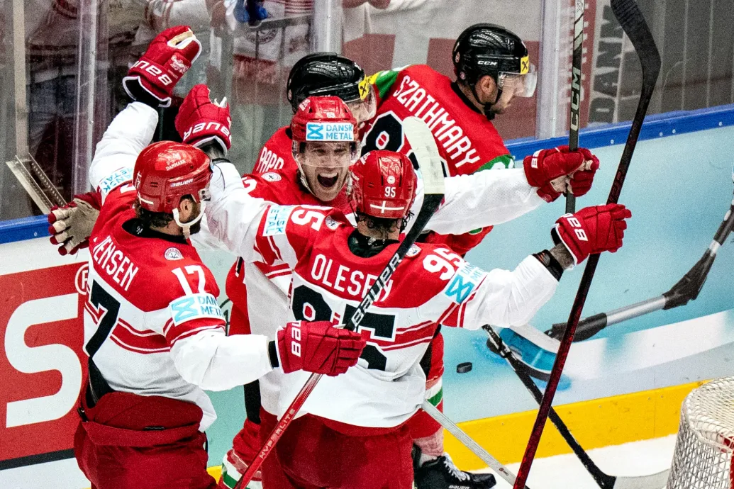 Hoki-vb: Fantasztikusan kezdett, de nagy vereséget szenvedett a dánok ellen a magyar válogatott